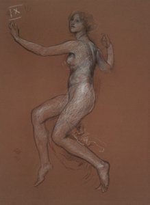 Studie pro postavu 9 hodin pro od Edwin Austin Abbey