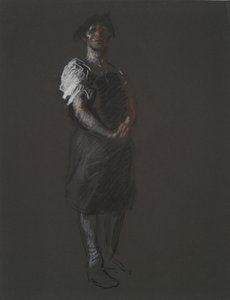Studie k postavě Dělníka, in od Edwin Austin Abbey