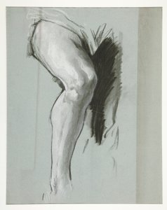 Studie pro nohu Vulcan, v The Spirit of Vulcan, Genius of the Workers in Iron and Steel, Capitol Rotunda, Harrisburg, Pennsylvania od Edwin Austin Abbey