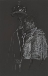 Studie Peer pro korunovaci Edwarda VII od Edwin Austin Abbey