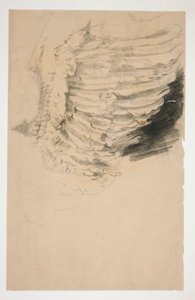 Studie křídla, pro od Edwin Austin Abbey
