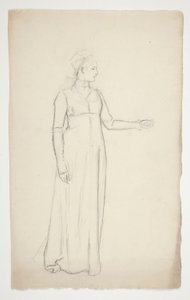 Studie ženy od Edwin Austin Abbey