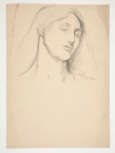 Studie ženy od Edwin Austin Abbey