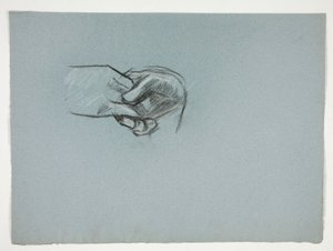 Studium rukou pro od Edwin Austin Abbey