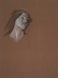 Studium ženy od Edwin Austin Abbey