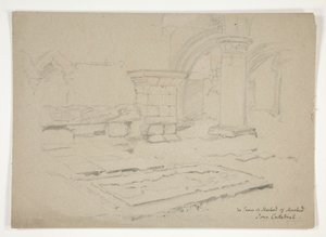 Hrob MacLeoda z MacLeodu: Katedrála Iona od Edwin Austin Abbey