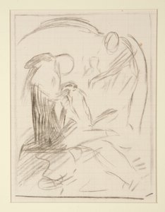 Dvě studie složení pro od Edwin Austin Abbey