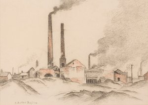 Cihelna (pastel na papíře)