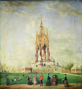 Albertův památník v Londýně, 1887