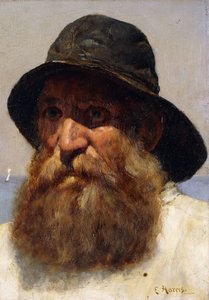 Portrét rybáře, kolem roku 1895