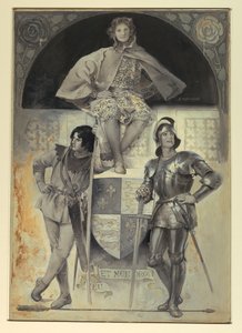 Pages and Knights, Frontispiece pro "The Man at Arms"