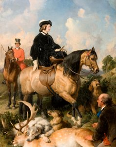 Queen Victoria ve Windsor Home Park, 1865 od Edwin Landseer