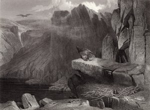 Orlí hnízdo od Edwin Landseer