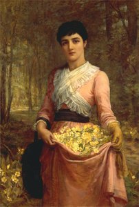 Dcery naší říše. Anglie: The Primrose od Edwin Long