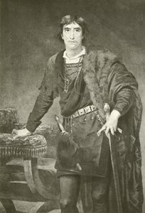Pan Henry Irving jako Hamlet (hlubotisk) od Edwin Longsden Long