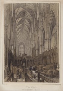 Sbor, Westminster Abbey, Londýn (barevné lito)