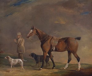 Sportovec se střílejícím poníkem a střelnými psy od Edwin W. Cooper of Beccles