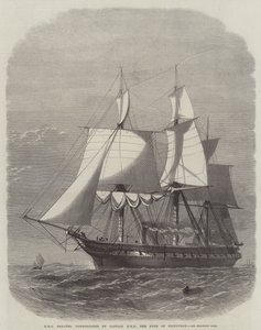 HMS Galatea, pověřený kapitánem HRH vévodou z Edinburghu