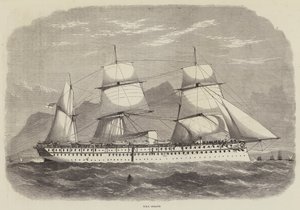 Indie a princ z Walesu, HMS Serapis od Edwin Weedon