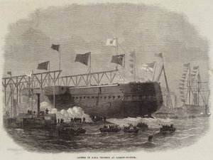 Start HMS Triumph v Jarrow-on-Tyne od Edwin Weedon