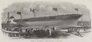 Start Himalaya Screw Steam-Ship v Blackwallu od Edwin Weedon