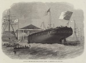 Uvedení portugalské Screw-Corvette Sagres v Limehouse