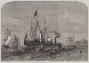 Příjezd Jeho královské Výsosti prince z Walesu do Alexandrie v Egyptě od Edwin Weedon