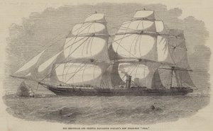 Nová parní loď Pera společnosti Peninsular and Oriental Navigation Company