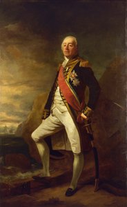 Portrét viceadmirála Jamese Saumareze (1757-1836), prvního barona ze Saumarezu, který se proslavil vítězstvím v bitvě u Algecirasu (v Gibraltarském zálivu) v roce 1801. od Edwin Williams