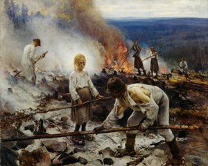 Under the Yoke Burning the Brushwood