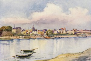 Rýn: Bonn (barevná litografie) od Effie Jardine