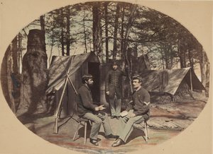 Life in Camp, velitelství 6. sboru, ca. 1864.