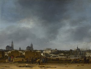 Pohled na Delft po výbuchu z roku 1654