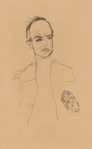 2022 NYR 20682 0724 001(egon schiele sedící chlapec se založenýma rukama portrétní studie dr oska011034) od Egon Schiele