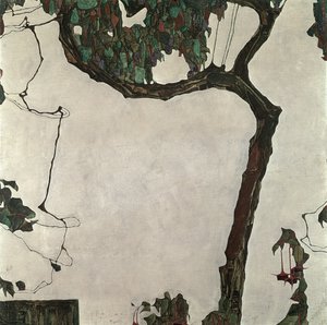Podzimní strom, 1909 od Egon Schiele