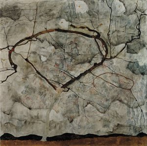 Podzimní strom v turbulentním vzduchu, 1912 od Egon Schiele