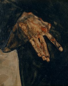 Die Eremiten (olej na plátně) od Egon Schiele