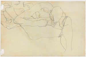Milenci, 1913 od Egon Schiele