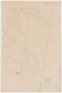 milenci Milující pár, 1911 od Egon Schiele