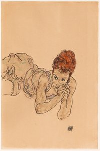 Ležící žena, 1917. od Egon Schiele