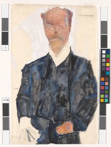 Portrét Otto Wagnera od Egon Schiele