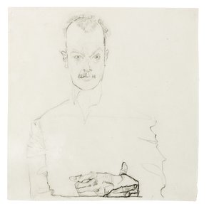 Portrét Arthura Roesslera, 1910 od Egon Schiele