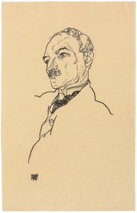Portrét Augusta Lederera od Egon Schiele