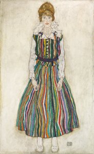 Portrét Edith (manželky umělce)  od Egon Schiele