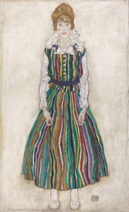 Portrét umělcovy manželky Edith Schieleové od Egon Schiele