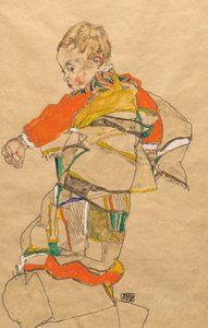 Portrét dítěte (Anton Peschka, Jr.) od Egon Schiele