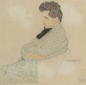Portrét skladatele Arthura Löwensteina, 1909 od Egon Schiele