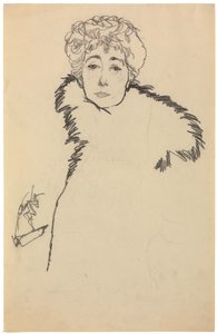 Serena Lederer, 1917 od Egon Schiele