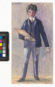 Zrcadlový obraz od Egon Schiele
