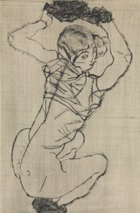 Žena v podřepu, 1914. od Egon Schiele